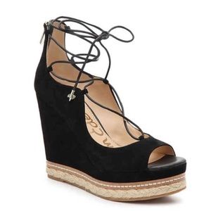 Sam Edelman Harriet suede wedges - size 7.5